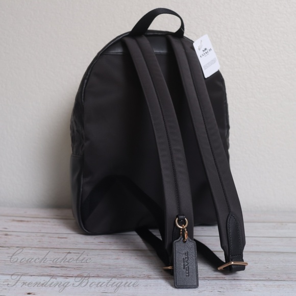 Coach Bags Nwt Coach Signature Leather Charlie Backpack Poshmark